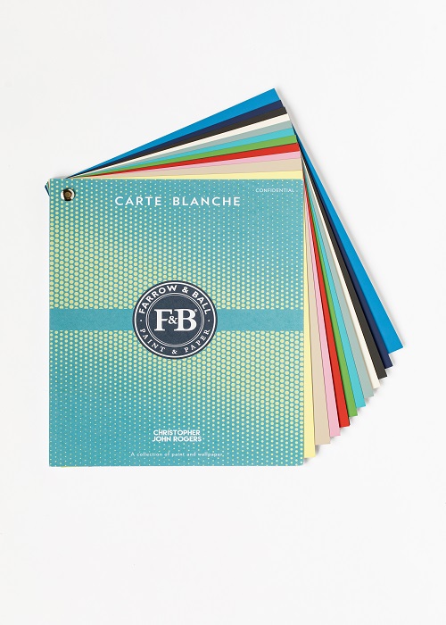 Nuancier Farrow & Ball Carte Blanche X Christopher John Rogers