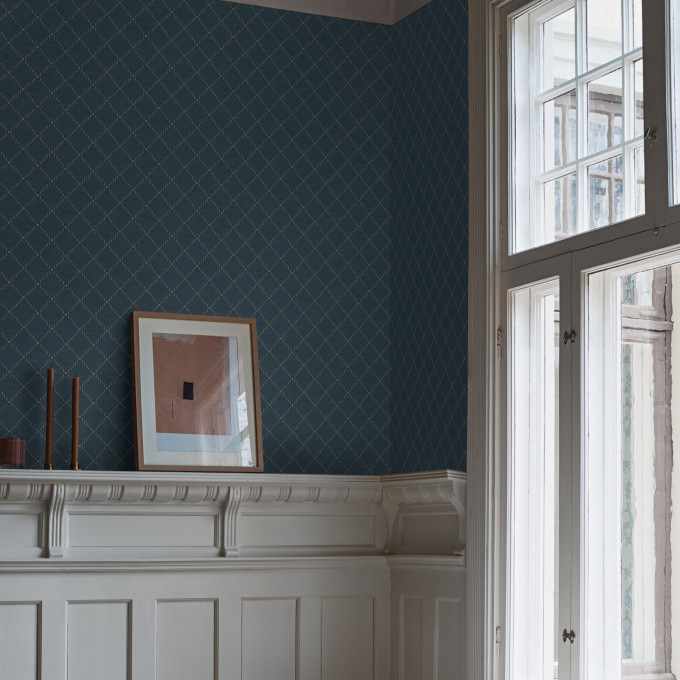borastapeter papier peint contemporain treasured golden trellis 2265 gris géométrique