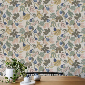 Borastapeter papier peint traditionnel art nouveau vintage végétal figs 2063 multicolore
