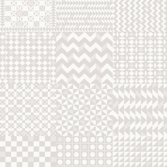 Cole and Sons papier peint contemporain Fornasetti geometrico 123-7037 blanc gris