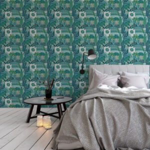 Borastapeter papier peint traditionnel art nouveau vintage végétal hypnotic safari 2069