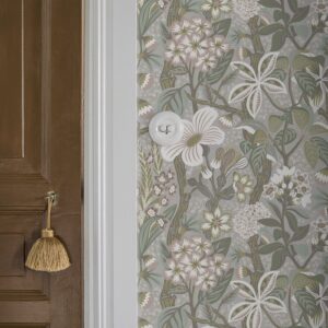 Borastapeter papier peint traditionnel art nouveau vintage végétal friviva 2080 rose