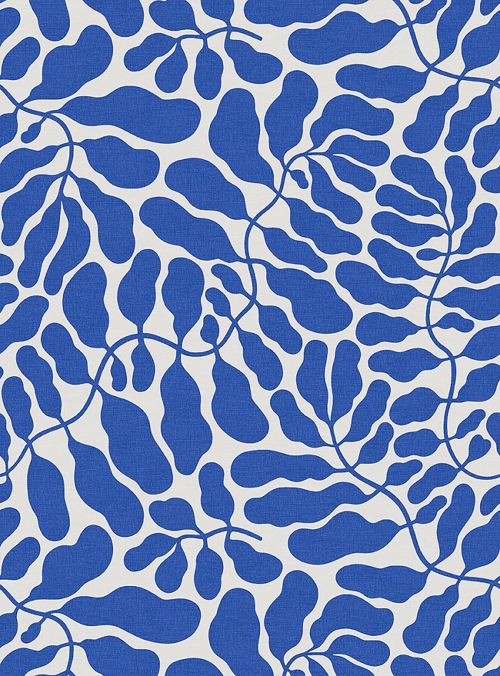 Borastapeter papier peint traditionnel art nouveau vintage végétal my secret garden 2078 bleu