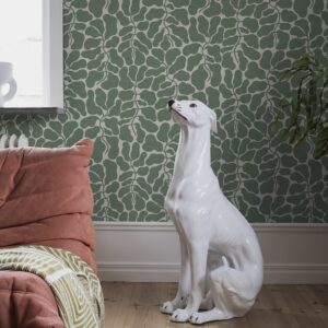 Borastapeter papier peint traditionnel art nouveau vintage végétal my secret garden 2073 vert