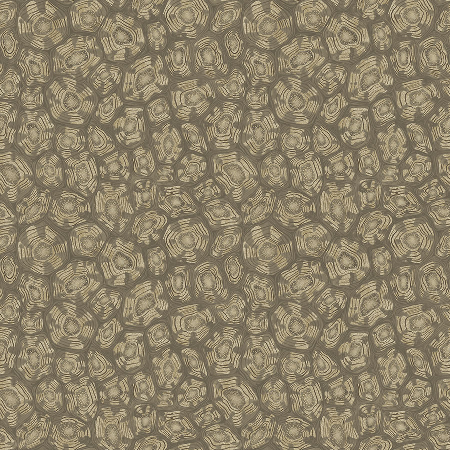 Cole and Sons papier peint traditionnel art déco vintage végétal savanna shell 119-4020 doré