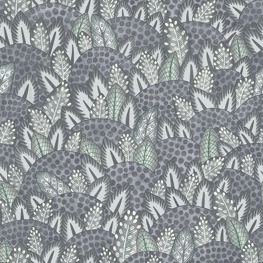 Cole and Sons papier peint traditionnel art déco vintage végétal zulu terrain 119-9039 bleu
