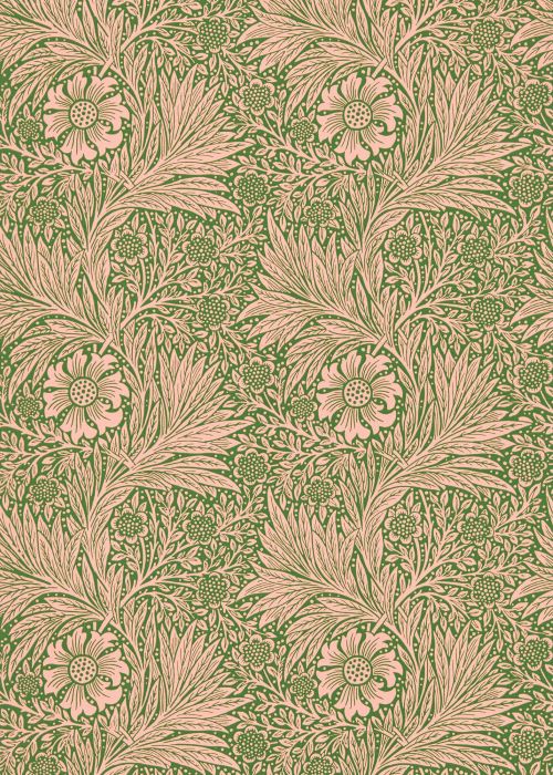 Morris and Co papier peint revetement mural art nouveau vintage végétal