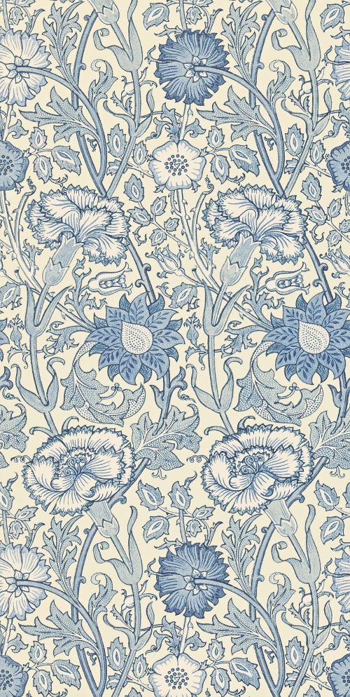 Morris and Co papier peint revetement mural art nouveau vintage végétal