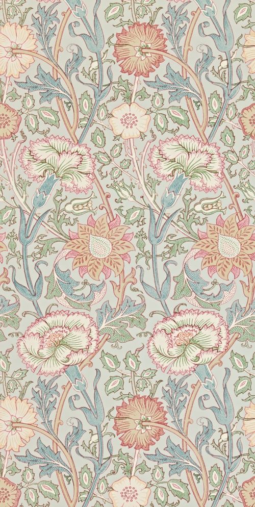 Morris and Co papier peint revetement mural art nouveau vintage végétal
