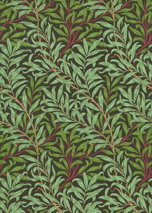 Morris and Co papier peint revetement mural art nouveau vintage végétal