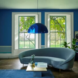 Farrow and Ball Carte Blanche Christopher John Rogers papier peint revêtement mural rayures
