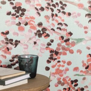 Elitis Lins brodés papier peint revêtement mural décor panoramique vinyle effet matière