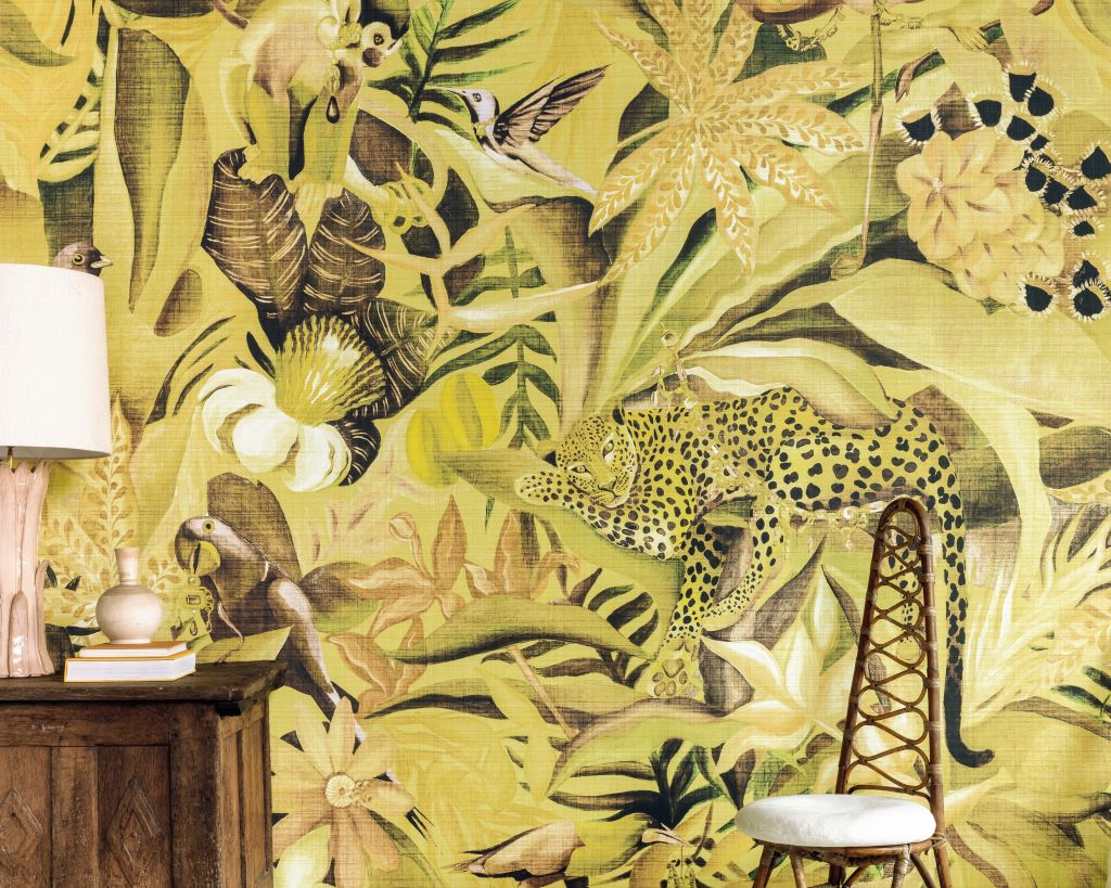 Elitis Matières végétales papier peint revêtement mural décor panoramique vinyle effet matière
