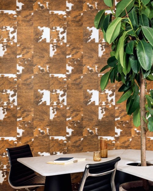 VP_629_06 papier peint, revêtement mural, effet matière cuir, aspect peau animal