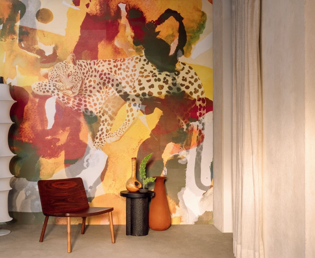 VP_972_01 papier peint, revêtement mural, effet matière cuir, aspect peau animal