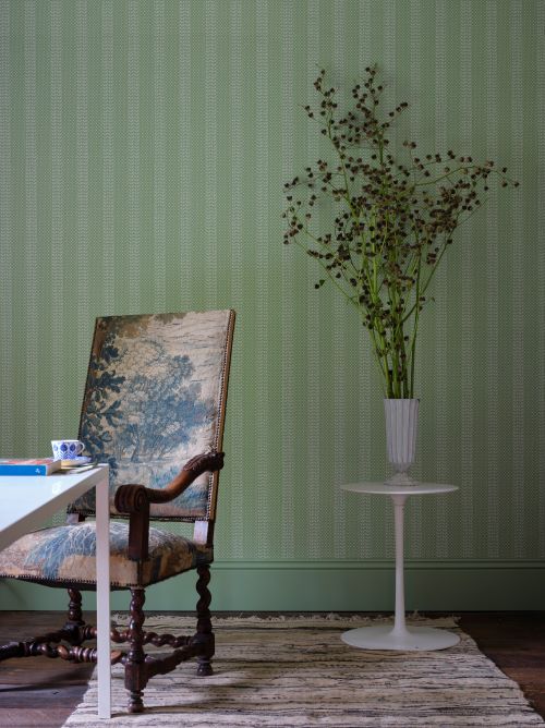 farrow and ball papier peint polka sprig 1085