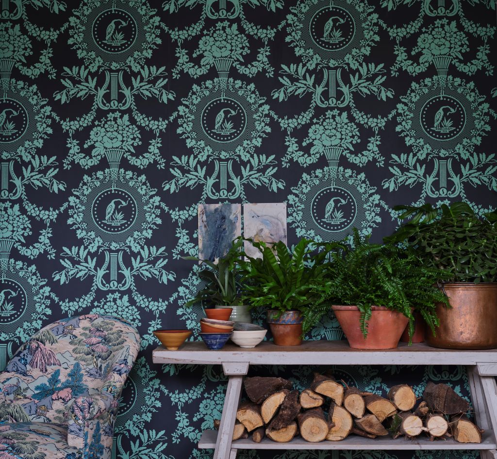 farrow and ball papier peint purnon 6205