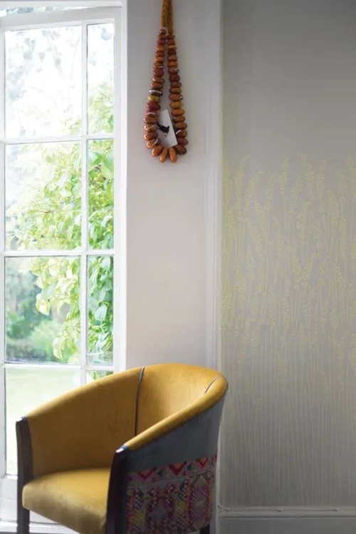 farrow and ball papier peint feather grass 5104