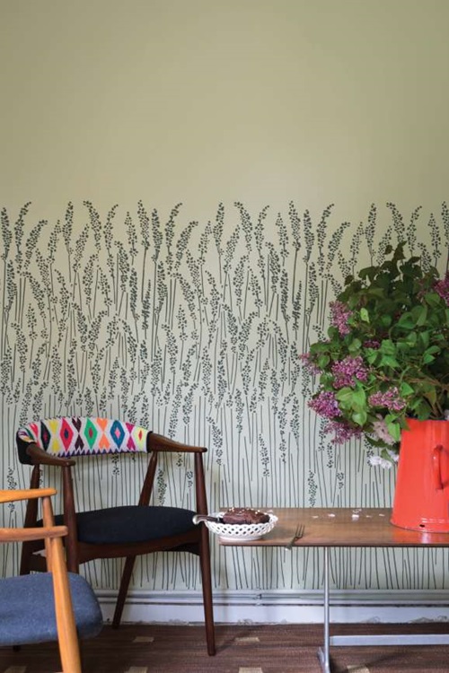 farrow and ball papier peint feather grass 5105