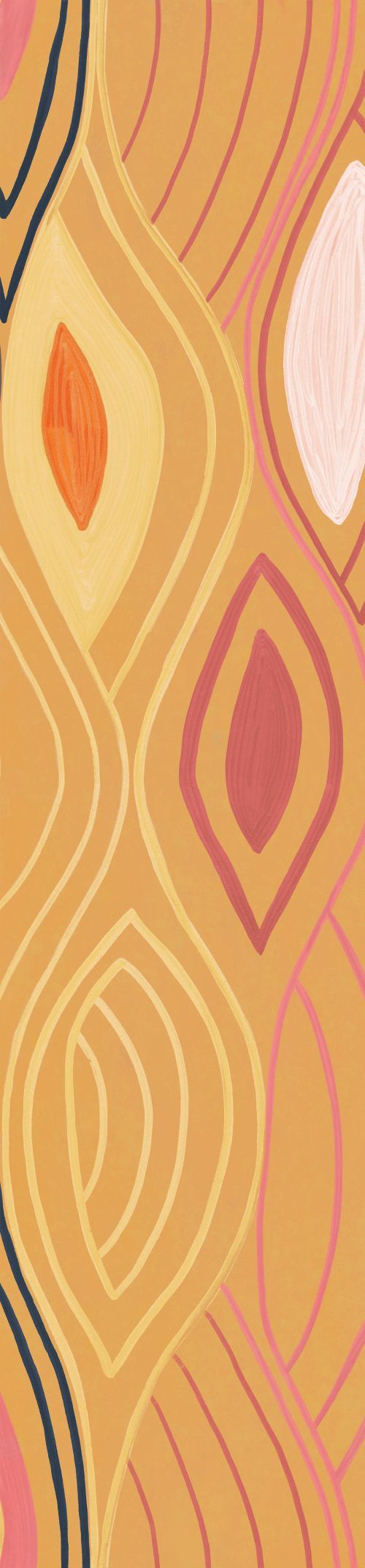 Elitis revêtement mural vinyle embossé cordes sensibles veronique de soultrait panoramique arabesque vp 1002 01 lé 1