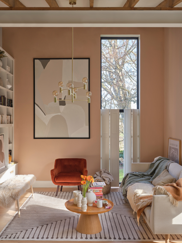 peinture farrow&ball dead flat 303 Templeton pink