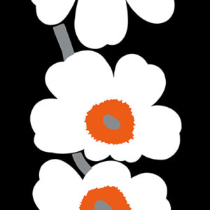 Jannelli e volpi Marimekko wallcovering 07 papier peint revêtement mural Unikko 60th anniversary