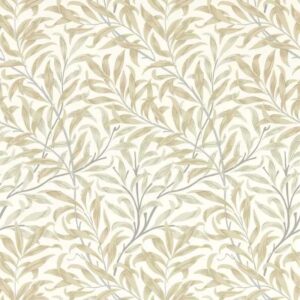 papier peint intissé motifs végétal ambiance traditionnelle william morris Clarke and Clarke w0172-03