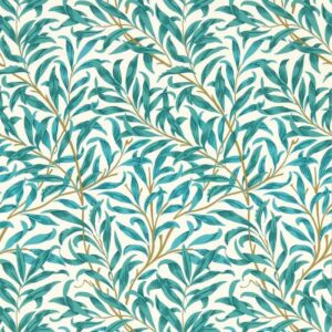 papier peint intissé motifs végétal ambiance traditionnelle william morris Clarke and Clarke w0172-05