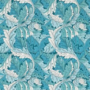 papier peint intissé motifs végétal ambiance traditionnelle william morris Clarke and Clarke w0175-04