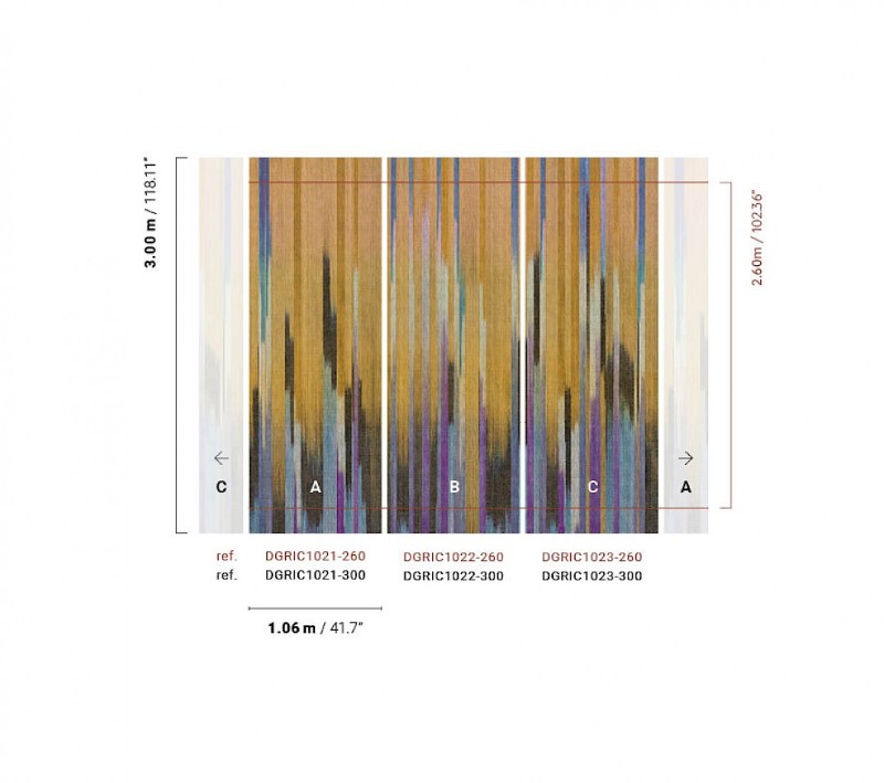 Masureel Khroma Serica papier peint intissé mat dgric102-holi-spice