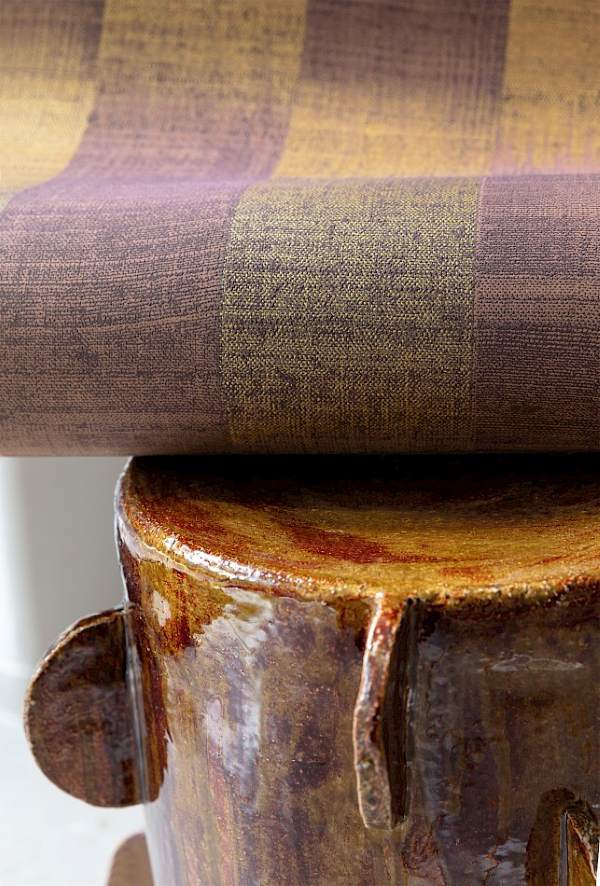 Masureel Khroma Serica papier peint intissé mat ric103-PATOLA-umber