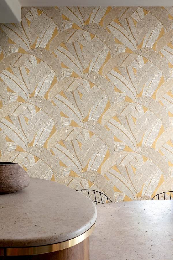 Masureel Khroma Serica papier peint intissé mat ric204-BANYAN-honey